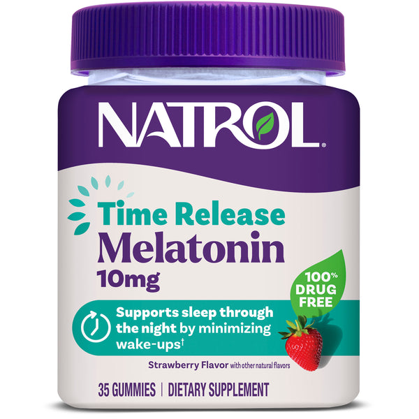 Time Release Melatonin Gummies, 10mg