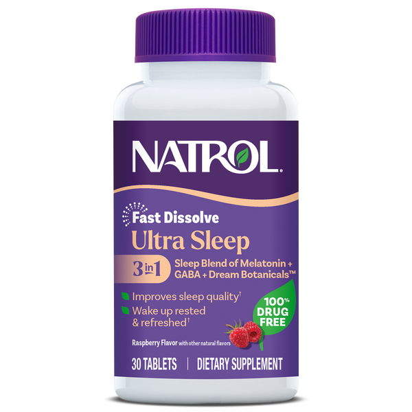 Ultra Sleep 3-in-1 Fast Dissolve Tablets, 30ct