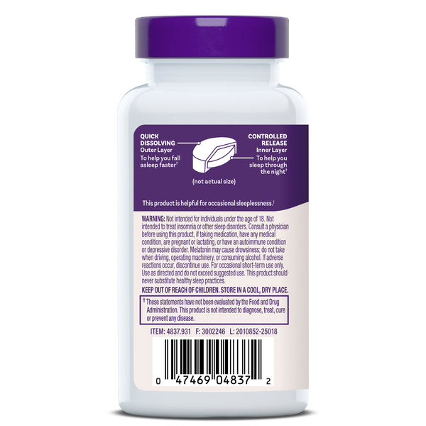 Time Release Melatonin Tablets, 5mg