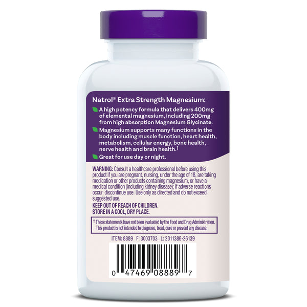 Extra Strength Magnesium, 400mg