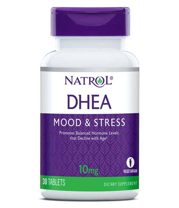 Natrol DHEA Mood & Stress Tablets - 10mg Bottle