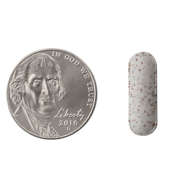 Natrol Biotin Plus Lutein Beauty Tablets Size Comparison