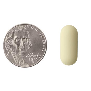 Natrol Easy-C Immune Health Tablets - 500mg Size Comparison